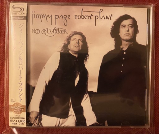 Zdjęcie oferty: Jimmy Page Robert Plant No Quarter japan shm cd