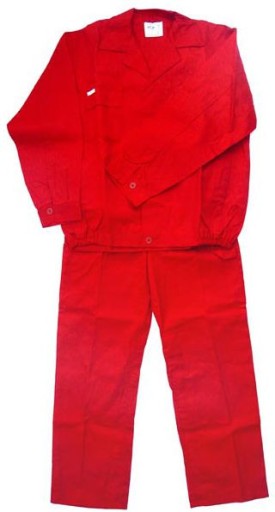 Zdjęcie oferty: Ubranie Oliwier czerwone bluza + ogrodniczki 2 kpl