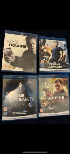 Zdjęcie oferty: Bourne 1-4 Blu-ray brak pl