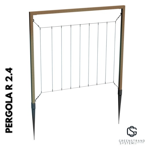 Zdjęcie oferty: Pergola R z linami stalowymi 240x254