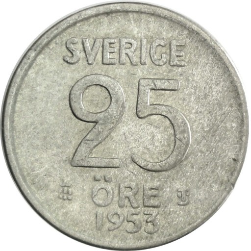 Zdjęcie oferty: Szwecja 25 ore, 1953