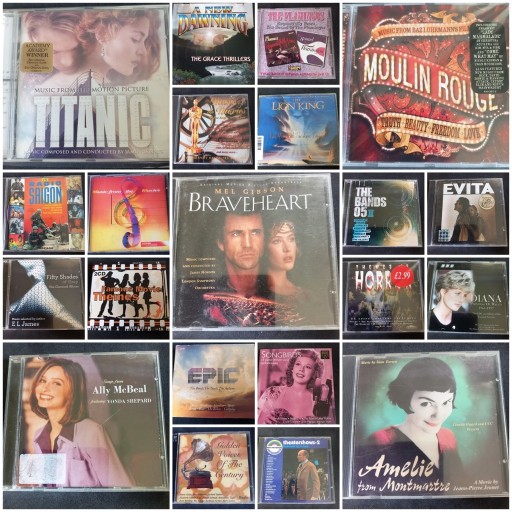 Zdjęcie oferty: soundtrack picture muzyka filmowa kino -28cd kino