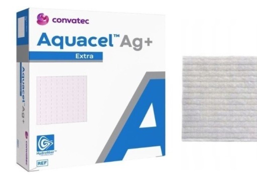 Zdjęcie oferty: Aquacel Ag+ Extra opatrunek ze srebrem 10x10cm 1sz