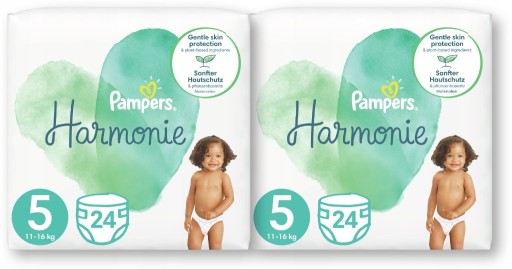 Zdjęcie oferty: Pieluszki Pampers Harmonie 5 Junior 2x24 szt