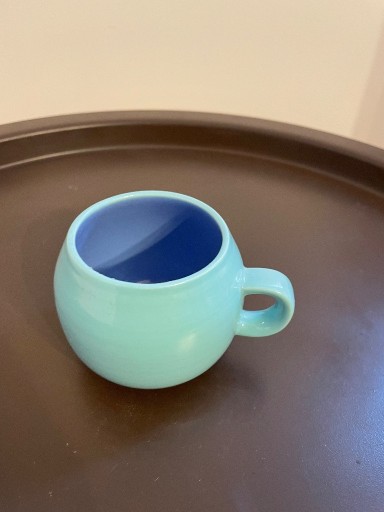 Zdjęcie oferty: Filiżanka ceramiczna niebieska Vintage kubek