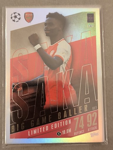 Zdjęcie oferty: Match Attax Exstra 2023/24 Limted Edition SAKA 