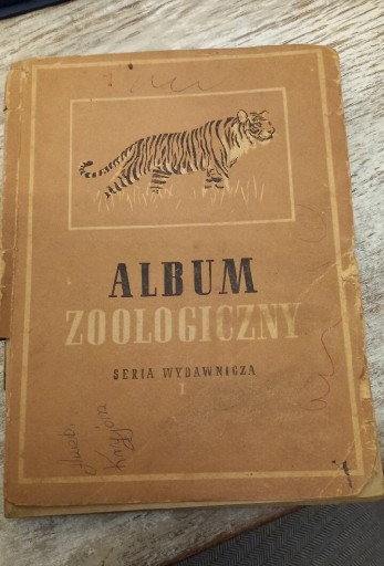 Zdjęcie oferty: Stary album zoologiczny 1953