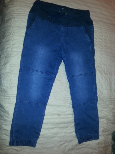 Zdjęcie oferty: SPODNIE jeansy JOGGER COCCODRILLO r 128  ciepłe