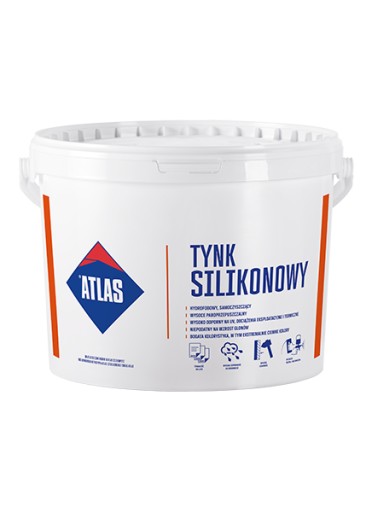 Zdjęcie oferty: Atlas Tynk silikonowy N15 baza biała 25 kg