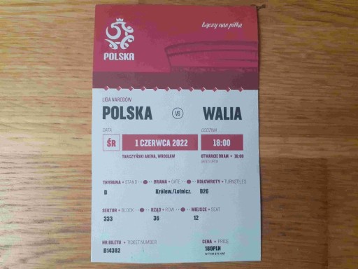 Zdjęcie oferty: POLSKA - WALIA 2022