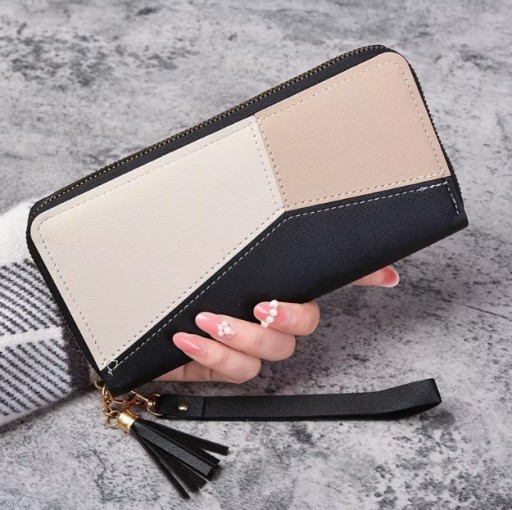 Zdjęcie oferty: Stylowy Portfel Damski 3-Kolorowy – Elegancja i Praktyczność w Jednym