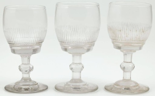 Zdjęcie oferty: Trzy kieliszki XIX w. 