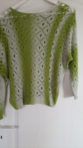 Zdjęcie oferty: Sweterek azurowy zielony 
