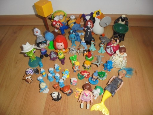 Zdjęcie oferty: Figurki zabawki Kinder Mc'donaldinne - 55 sztuk