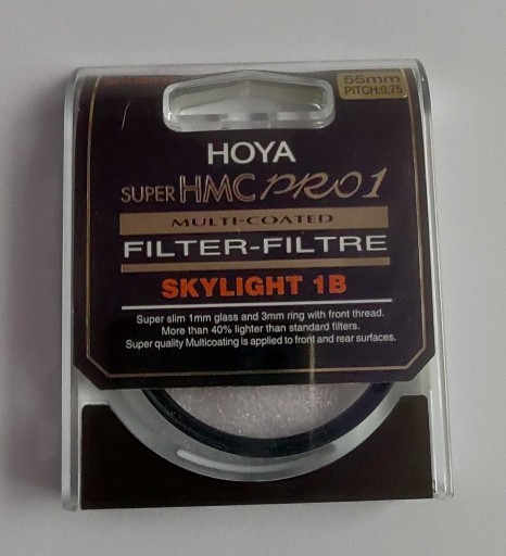 Zdjęcie oferty: Filtr Skylight Hoya Super HMC Pro1 55mm