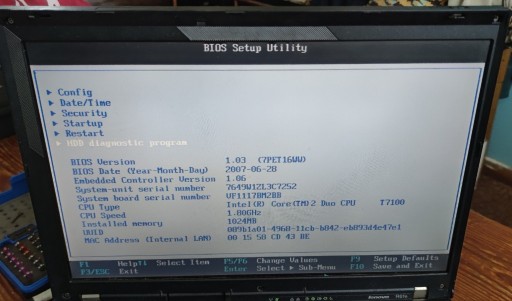 Zdjęcie oferty: Płyta główna Lenovo R61e R61 T61 + RAM 100% OK!