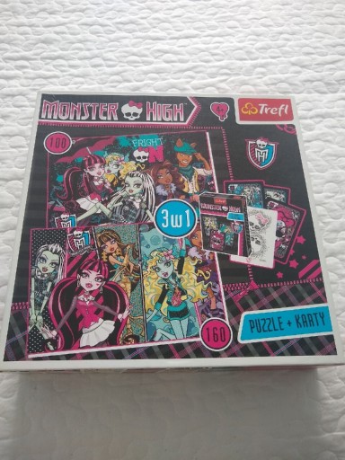 Zdjęcie oferty: MONSTER HIGH puzzle 3 w 1 TREFL