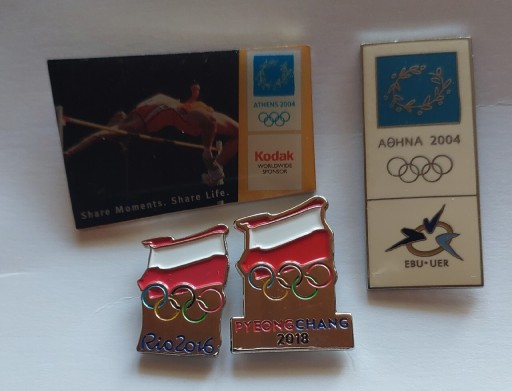 Zdjęcie oferty: Ateny 2004 Olimpiada,2 odznaki oraz...