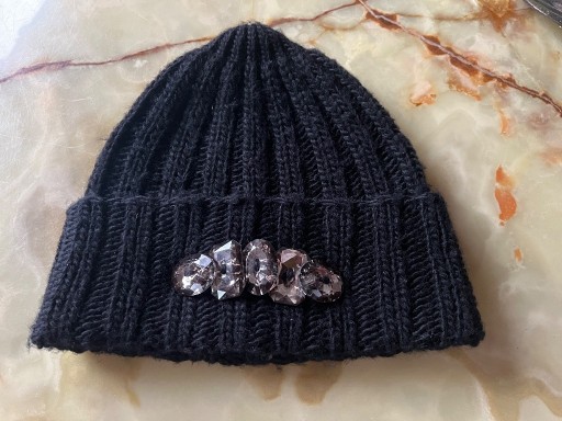 Zdjęcie oferty: Czarna wełniana czapka Juicy Couture