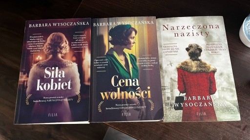 Zdjęcie oferty: Barbara Wysoczańska - Cena wolności, Siła kobiet, Narzeczona nazisty