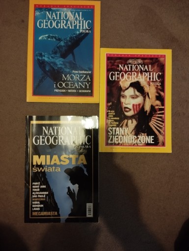 Zdjęcie oferty: National Geographic wydania specjalne 3 sztuki.