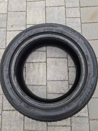 Zdjęcie oferty: Opony komplet 4 szt DUNLOP Letnie 195/50 R15 6mm