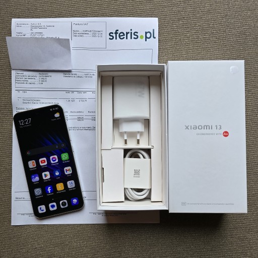 Zdjęcie oferty: Xiaomi 13 White 8/256GB , kupiony za gotówkę w PL