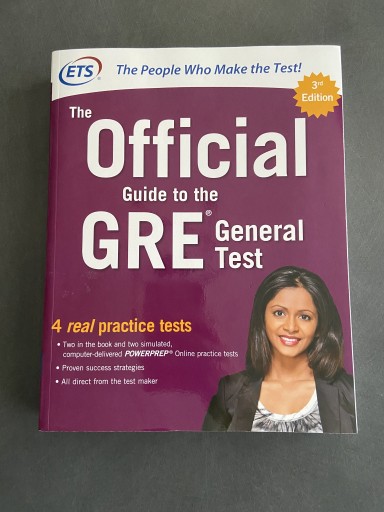 Zdjęcie oferty: Official Guide to the GRE General Test 4 tests