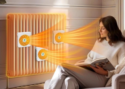 Zdjęcie oferty: Wentylatory na grzejnik  KR-CRV2401 EcoCalm z termostatem i magnesami