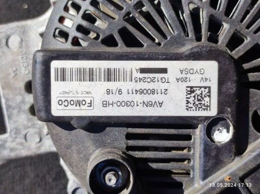 Zdjęcie oferty: Alternator Ford Focus Fiesta C-Max 1.4-1.6 benzyna 