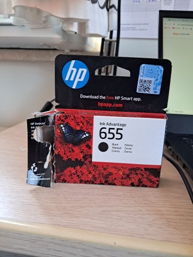 Zdjęcie oferty: HP 655 (CZ109AE) tusz  czarny, oryginalny