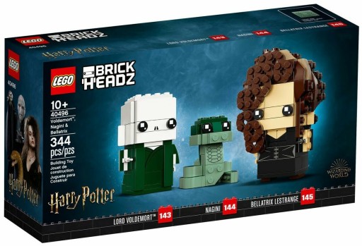 Zdjęcie oferty: LEGO BrickHeadz 40496 Voldemort, Nagini, Bellatrix