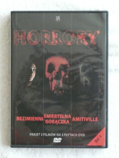 Zdjęcie oferty: Horrory pakiet trzech filmów DVD