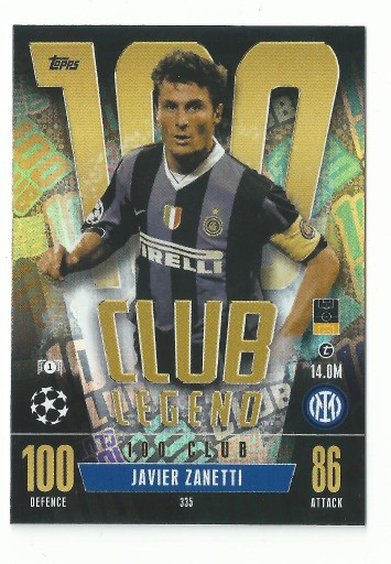 Zdjęcie oferty: Match Attax Extra 2023/24 100 CLUB ZANETTI Nr. 335