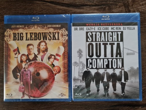 Zdjęcie oferty: Big Lebowski + Straight Outta Compton Blu-Ray PL