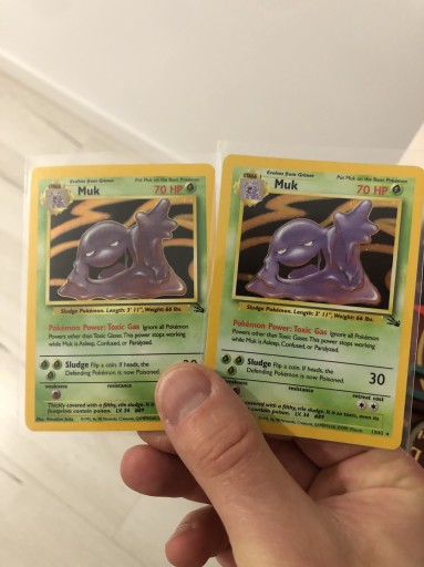 Zdjęcie oferty: 2x karta pokemon Muk holo