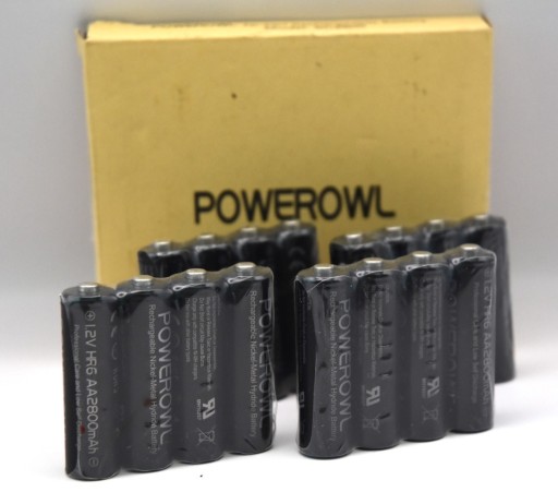 Zdjęcie oferty: Akumulator PowerOWL HR6 AA 2800 mAh 1,2 V NiMH mAh 16 szt.
