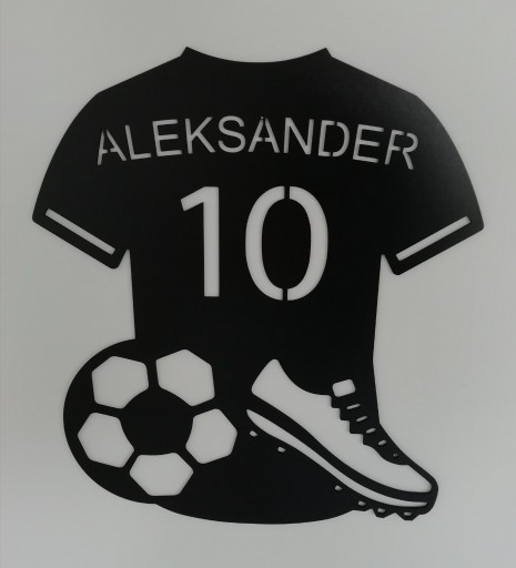 Zdjęcie oferty: Dekoracyjny panel ścienny koszulka piłkarska  3D