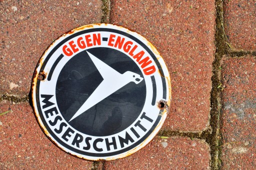 Zdjęcie oferty: szyld emaliowany Gegen England Messereschmitt