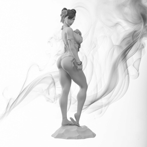 Zdjęcie oferty: Figurka druk 3D żywica " Chun-Li Bikini " - 12 cm