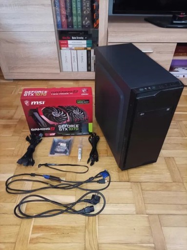 Zdjęcie oferty: komputer GTX 1070 8GB + i5 6600K + 16 GB RAM + SSD