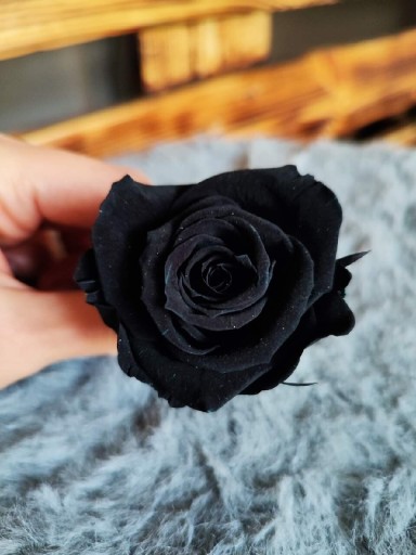 Zdjęcie oferty: Wieczna czarna róża 7szt