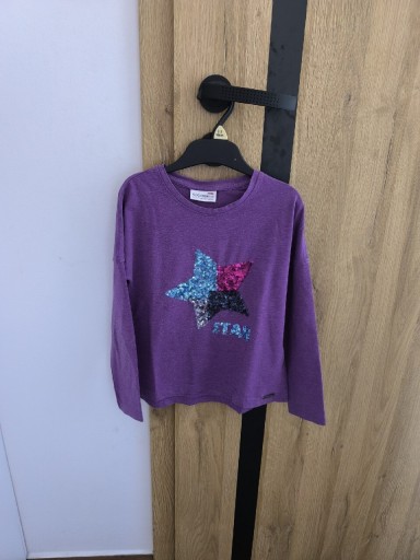 Zdjęcie oferty: Koszulka dziewczęca na długi rękaw longlsleeve coccodrillo 122 fioletowa