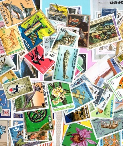 Zdjęcie oferty: Znaczki pocztowe świata 1000 szt.  (z 6 