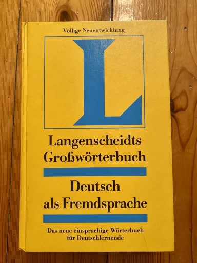 Zdjęcie oferty: Langenscheits Großwörterbuch Deutsch