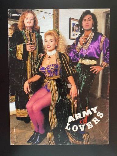 Zdjęcie oferty: Plakat ARMY OF LOVERS (A4 Bravo)