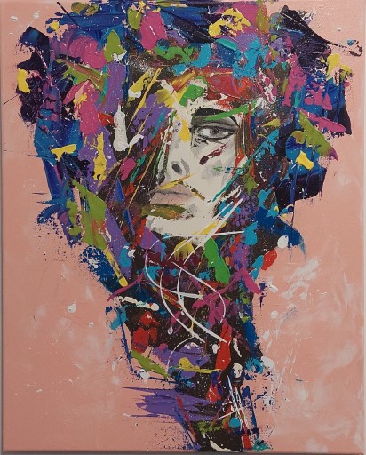 Zdjęcie oferty: Wyjście z cienia 2 obraz ręcznie malowany 40x50 cm