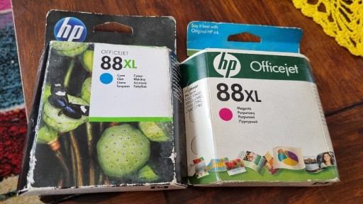 Zdjęcie oferty: Oryginalne tusze hp 88xl cyan magenta