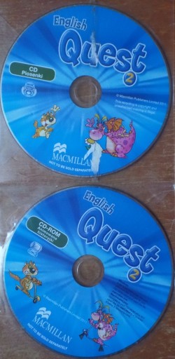 Zdjęcie oferty: English Quest 2 płyty CD ROM PIOSENKI HISTORYJKI