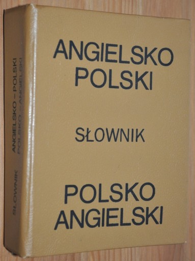 Zdjęcie oferty: Słownik angielsko polski polsko angielski - KRAKÓW